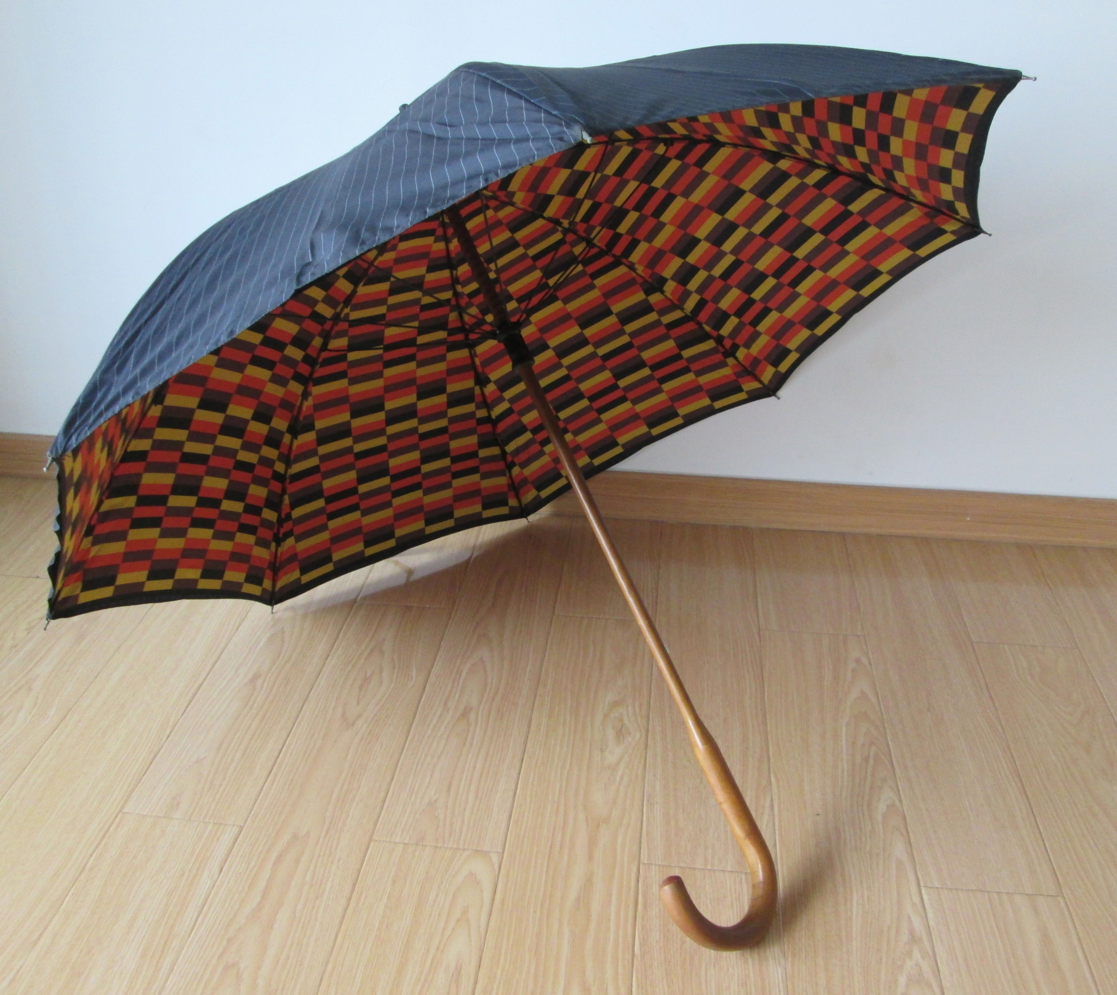 Solid wood shaft umbrella-MWU004