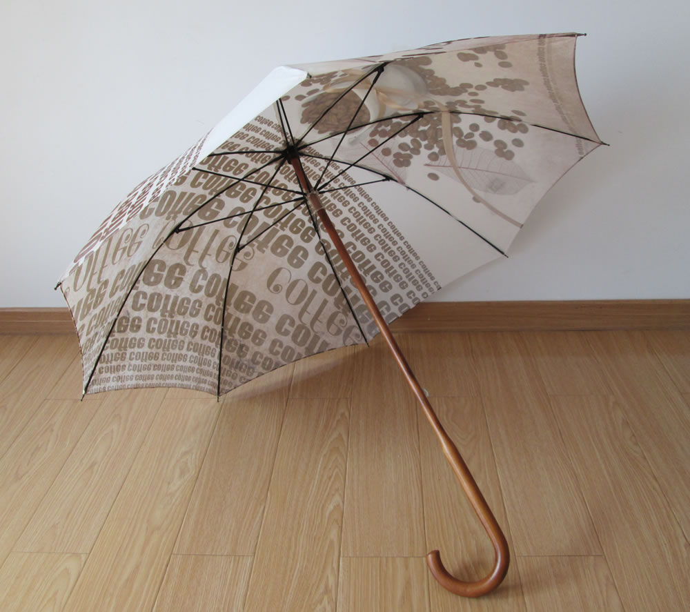 Solid wood shaft umbrella-RBMWU001